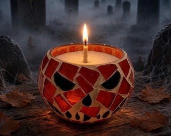 Set of 6 Halloween candles