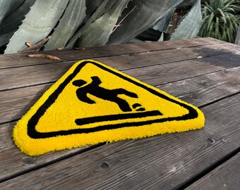SLIP WARNING Rug