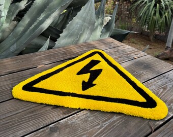 SHOCK WARNING Rug