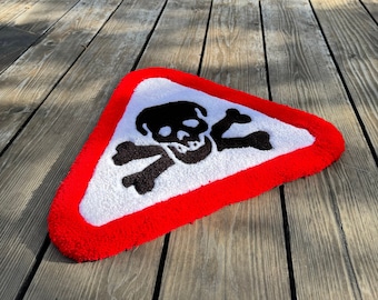DEATH WARNING Rug