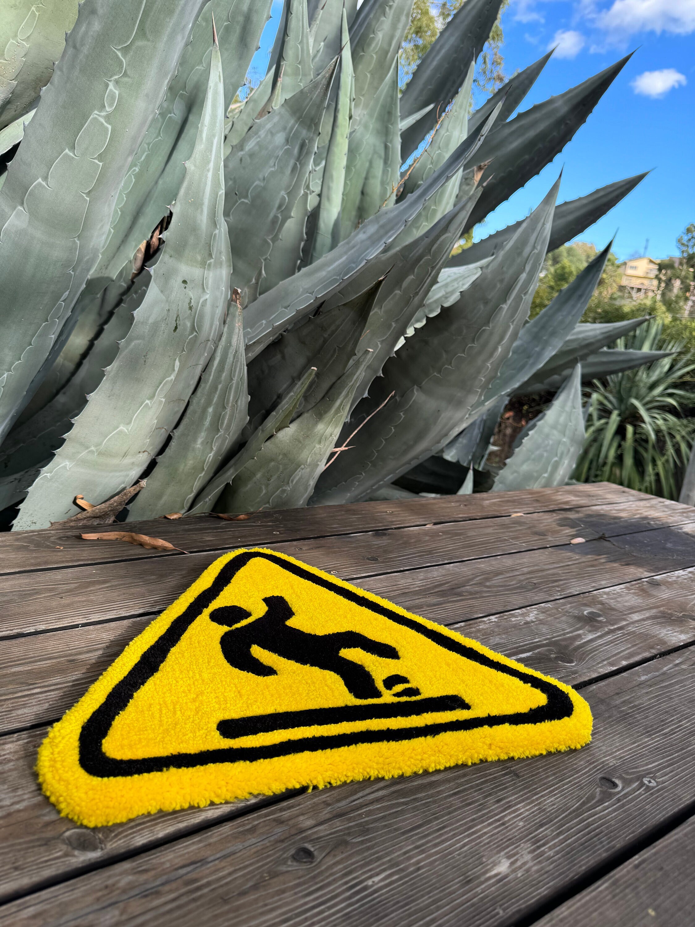 SLIP WARNING Rug - Etsy