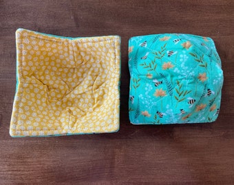 Set of 2 small bowl cozies