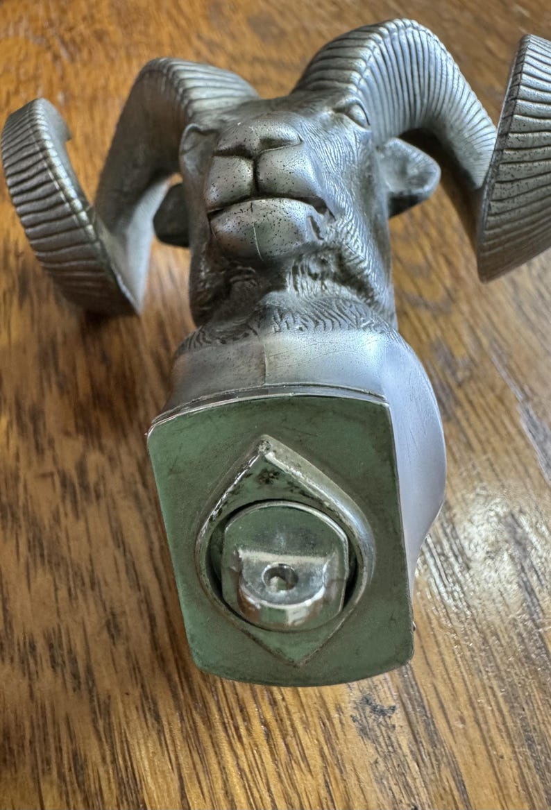 Vintage 1980s Dodge Ram Hood Ornament Never on Automobile - Etsy