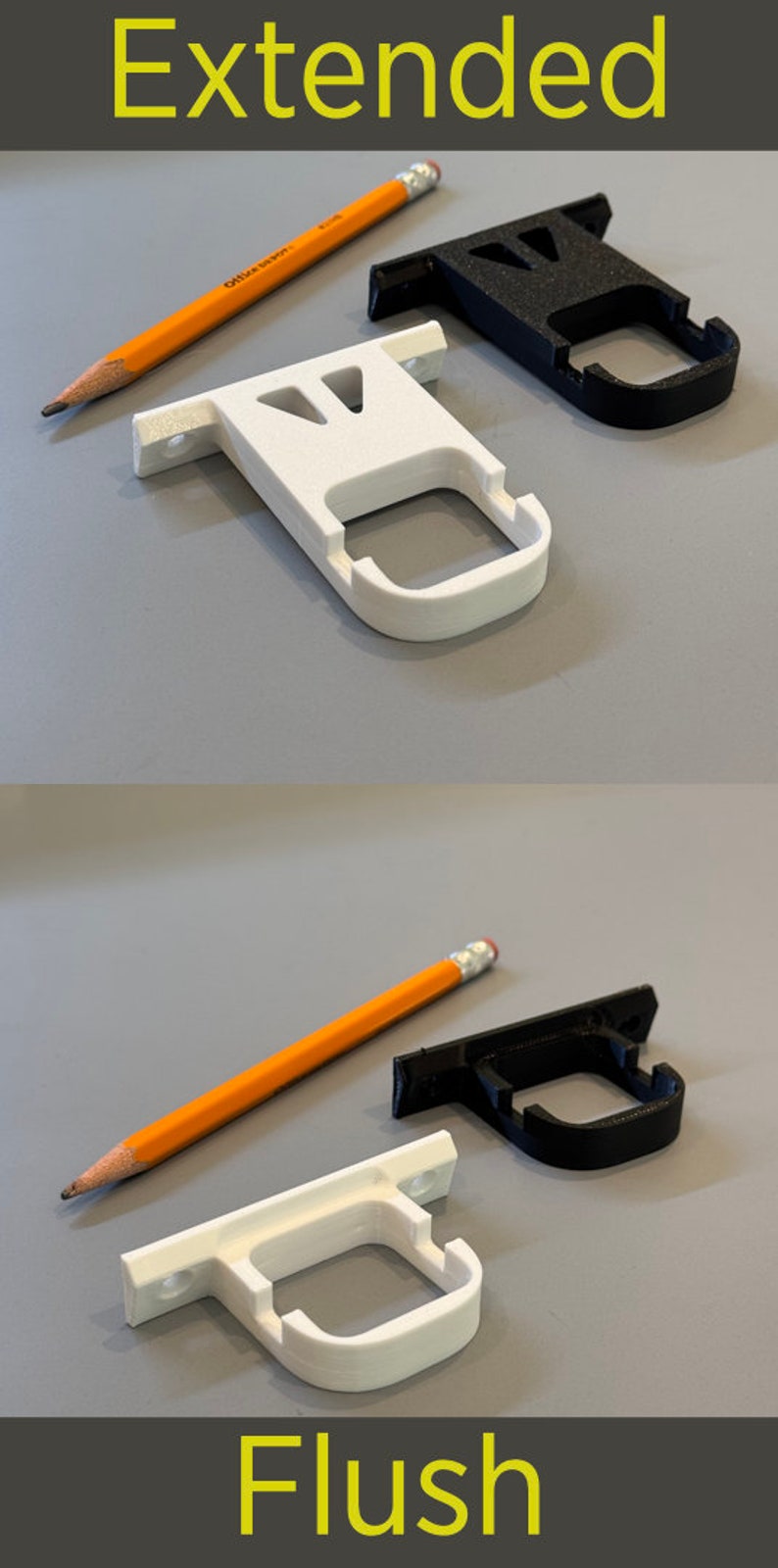 An image showing different models of brackets for the Govee Permanent Outdoor Lights 2