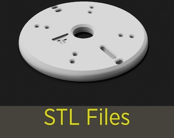 3D Printer Files: Ubiquiti-Compatible Camera Turret Gang Box Mount - 1-Gang, Turret Style