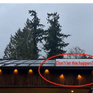 An image showing lights dangling without brackets