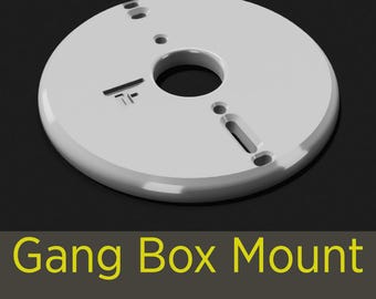 Ubiquiti-Compatible Camera Gang Box Mount - 1-Gang, Bullet Camera