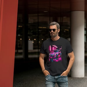 Mini Cooper Graphic T-Shirt Unique Vintage Car Tee Unique Vintage Car Tee Perfect Gift for Car Enthusiasts Car Lover&#39;s Gift Idea