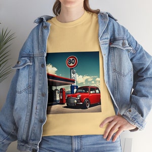 Mini Cooper T-Shirt Vintage Car Enthusiast Apparel Retro Style Tee Timeless MINI Designs Unique Gift for Car Lover Classic Mini Fashion Gift