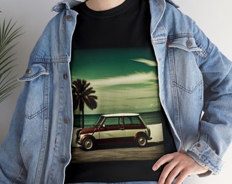 Vintage Mini Cooper T-Shirt: Retro Car Lover Gift
