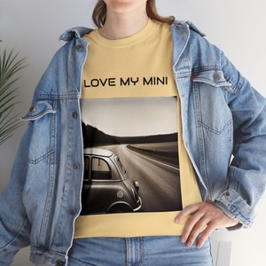 Mini Cooper T-Shirt Vintage Car Enthusiast Apparel  Retro Style Timeless Mini Designs Unique Gift for Car Lover Classic Mini Fashion