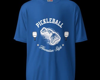 Maglietta da esibizione in stile hawaiano per il pickleball