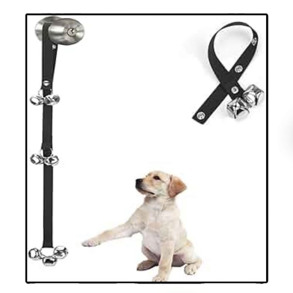Premium Dog Training Bell System - Adjustable Length Dog Doorbells for Potty Training & Outdoor Communication