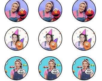 15 x Edible Ms. Rachel or Blippi Cake Toppers