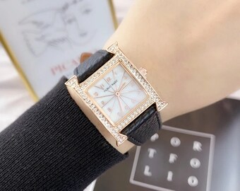 Pablo Raez Tank diamonds women watch