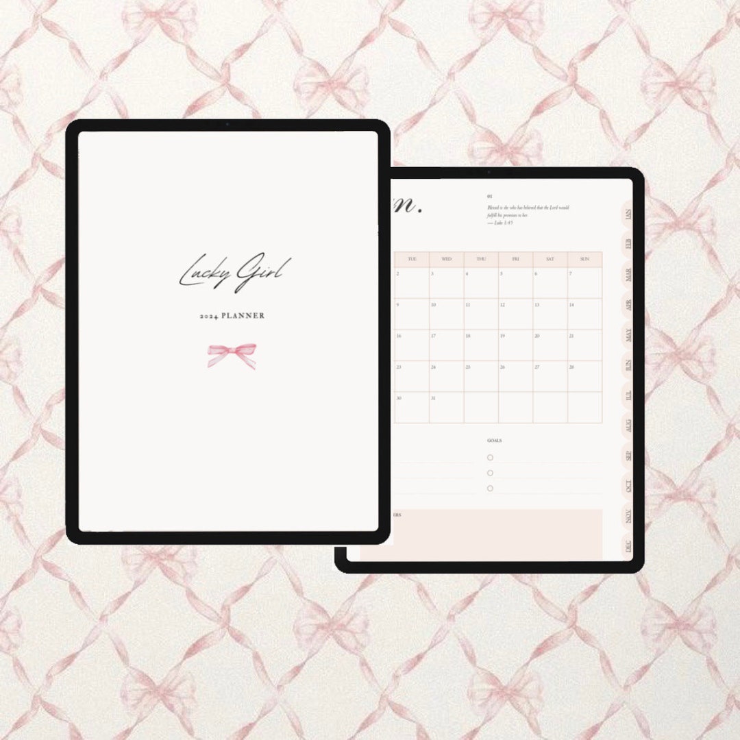 Christian IT GIRL Planner, 2024 Planner, Weekly Digital Planner ...