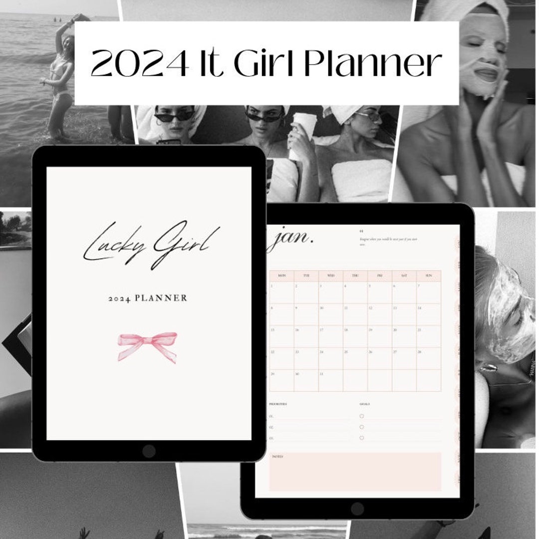 2024 It Girl Digital Planner, That Girl, Student Planner