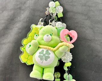 Green Shamrock Planner Charm | Care Bear Inspired Journal & Junk Journal | St Patrick’s Day