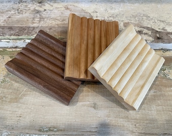 Solid Wood Soap Dish