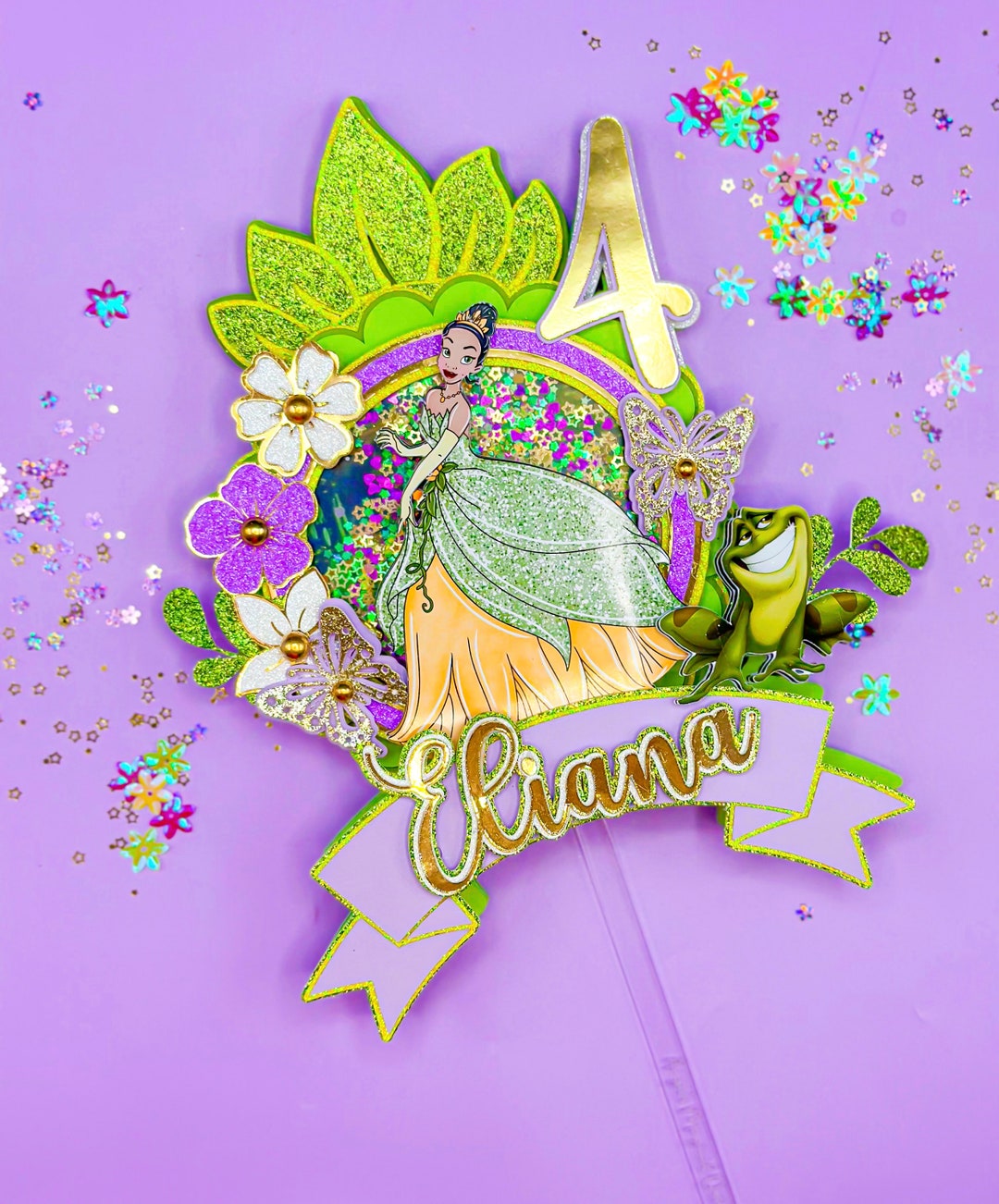 Princess Tiana Cake Topper Princess Cake Topper Princess Party Princess ...