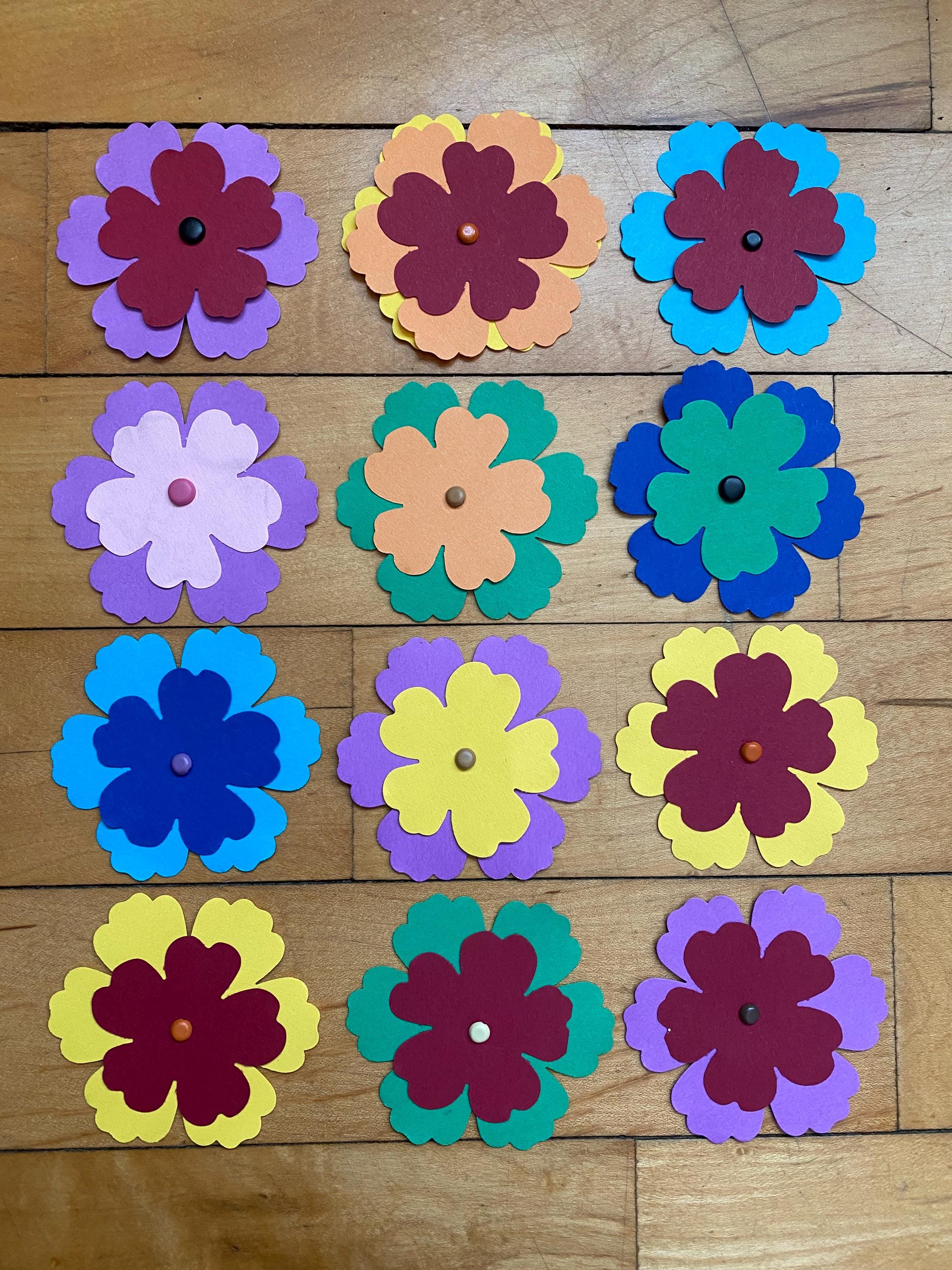 紙の花23個セット（無地紙） - Etsy 日本