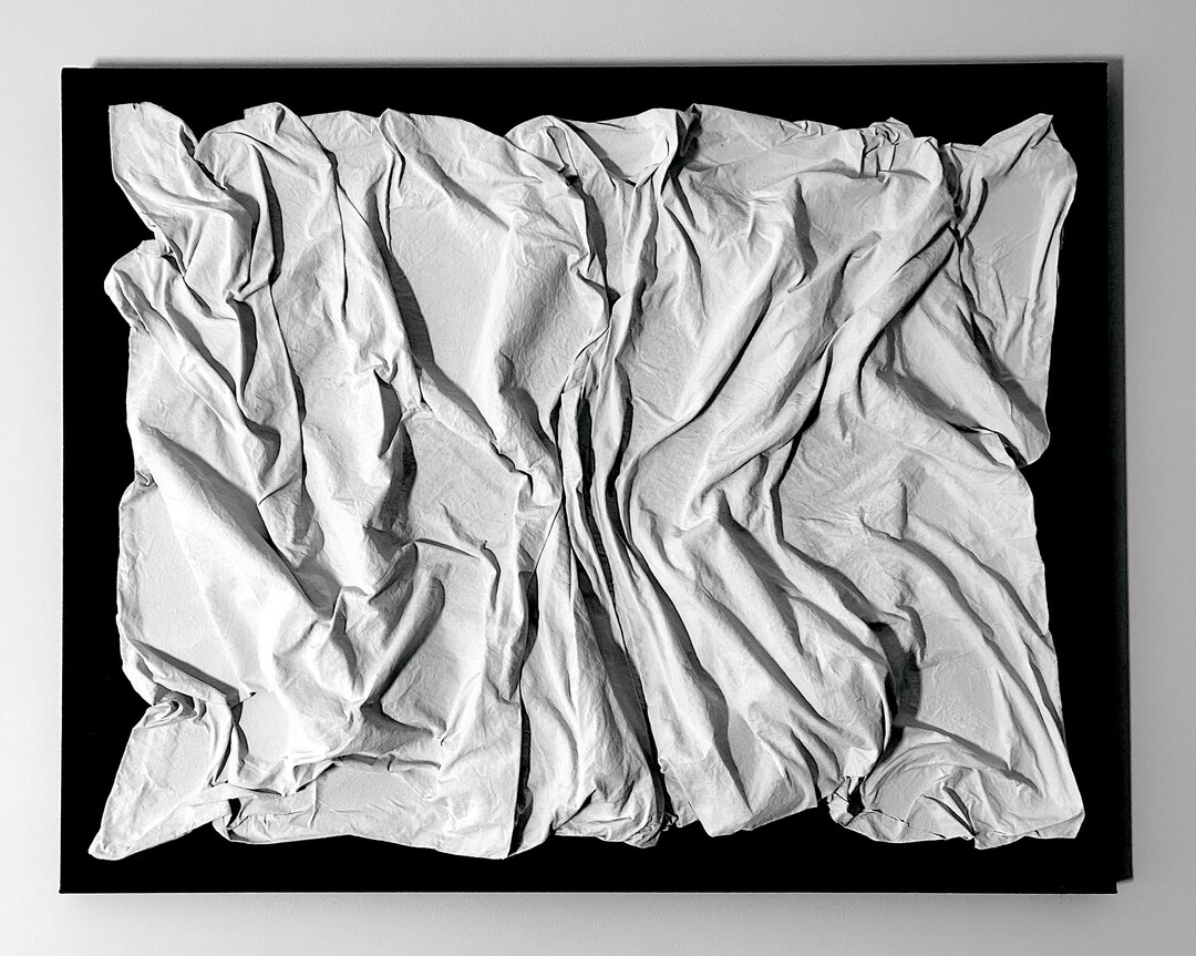 Abstract Modern Fabric Canvas Art Etsy