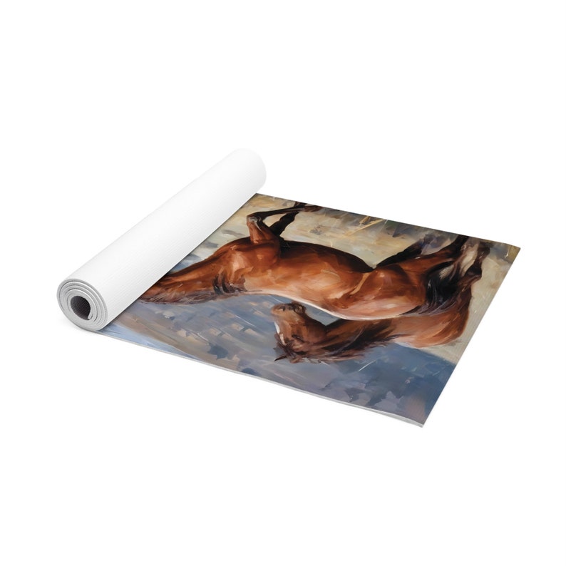 Native Soul Horses KL1012019CL Quilted Round Mat main image 1
