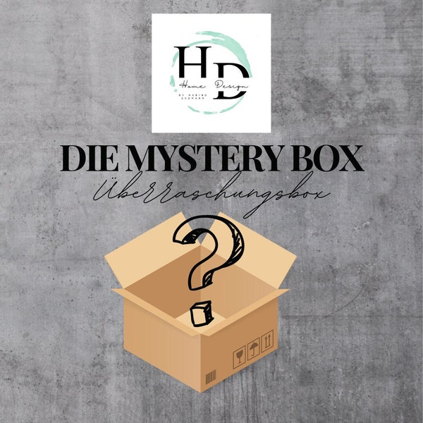Mystery Boy, Überraschungs Box, zufällige Produkte aus Beton, Deko, Accessoires, Geschenke, aus allen Kategorien.