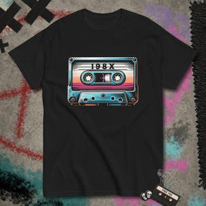 198X Punk Mixtape Tee – Ska Shirt, Rude Boy Style, Checkerboard Punk Vibes