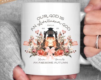 Floral Christian Fall Png, Fall God Png, Christian Halloween Png, Awesome God Png, Autumn Christian Png,  Faith Based Fall, Fall Bible Verse