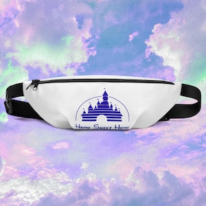 Home Sweet Home Disney Castle Fanny Pack - Magical Theme Park Bag