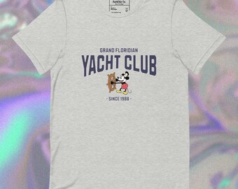 Camiseta deportiva de lujo Grand Floridian Yacht Club: diseño vintage de Mickey