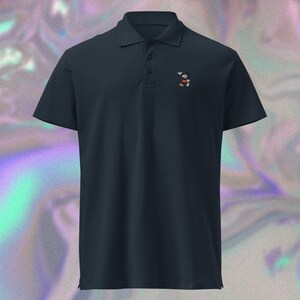 Embroidered Vintage Mickey Premium Pique Polo- Classic Disney Character Polo