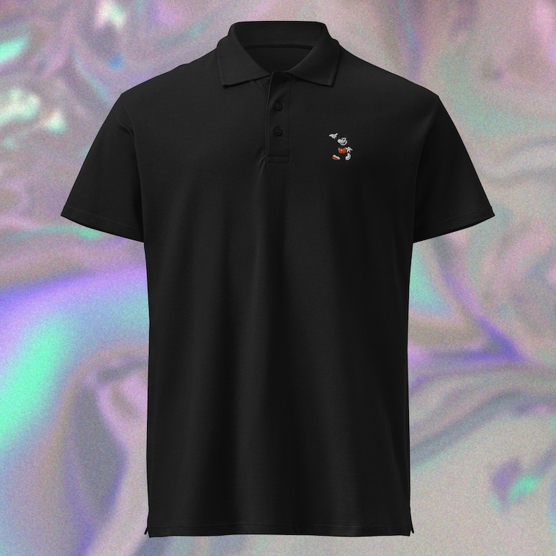Embroidered Vintage Mickey Premium Pique Polo- Classic Disney Character Polo