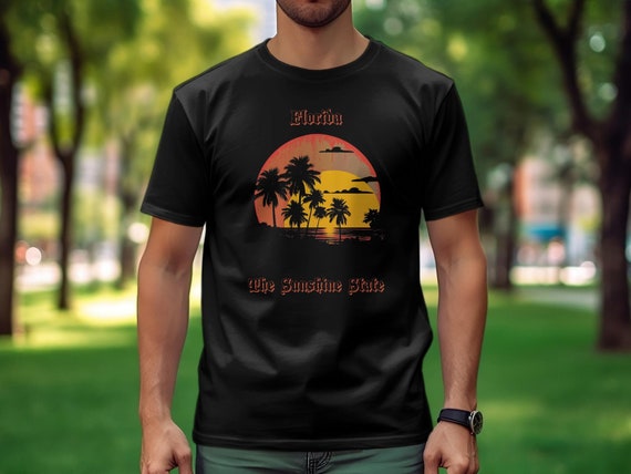 Retro Florida Beach Sunshine State Vintage Sunset Shirt Retro Florida Beach Sunshine State Vintage Sunset Shirt