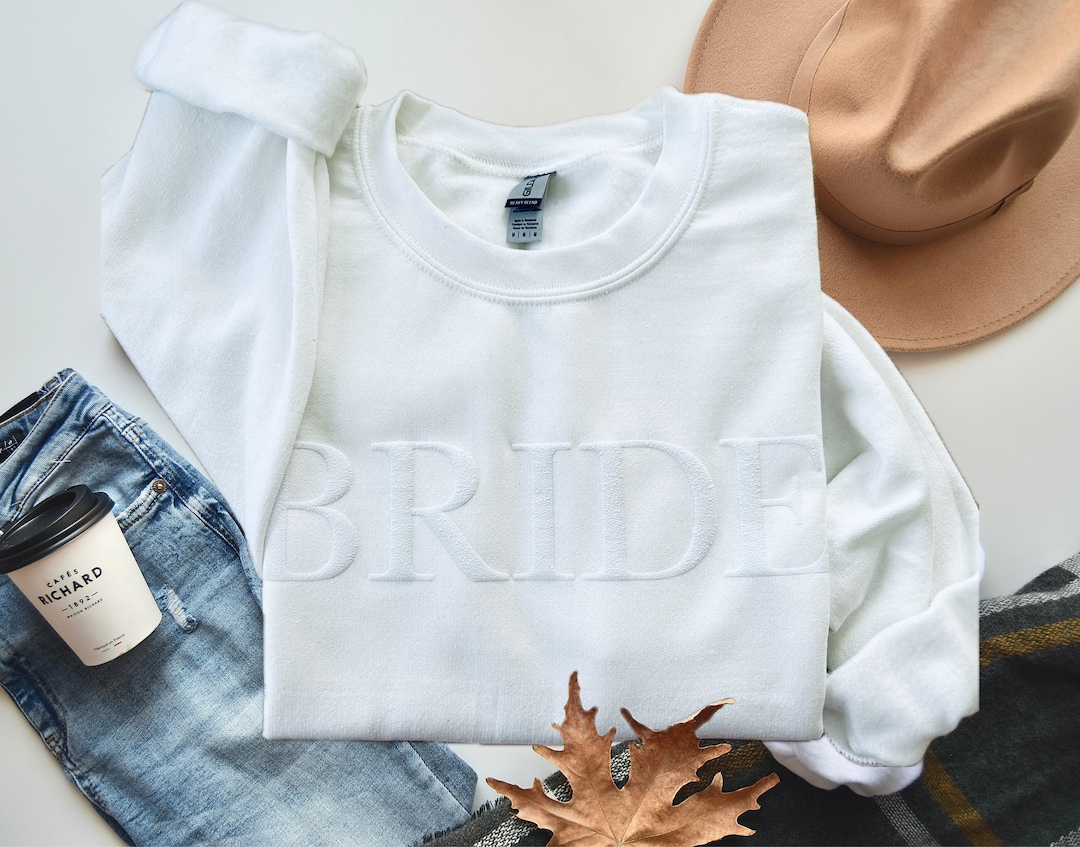Puffy Embossed Engagement Gift, Future Mrs Sweatshirt, New Mrs
