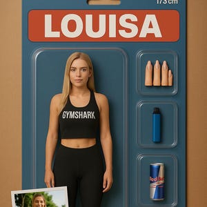 Du als digitale Actionfigur – personalisiertes Comic-Porträt nach Foto – Superheld Poster – Geschenkidee für Männer, Frauen & Paare