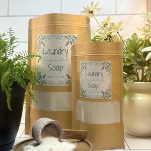 Unscented Laundry Soap | Homemade Laundry Soap | HE Safe Laundry Soap | Scented Homemade Laundry Soap | Laundry Soap | Laundry Powder