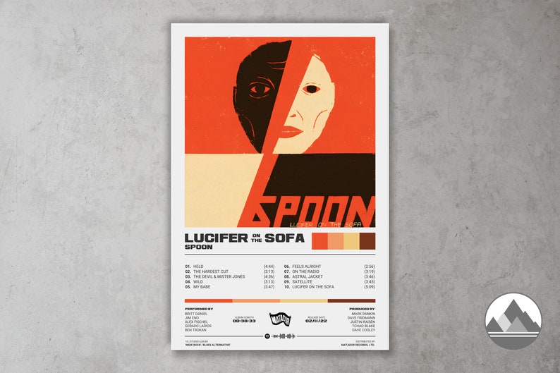 Lucifer on the Sofa Poster Spoon Poster Modern Print / Digital Download image 1