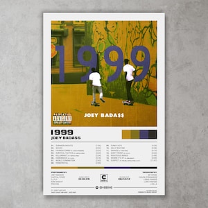 1999 Poster | Joey Badass Poster | Modern Print / Digital Download