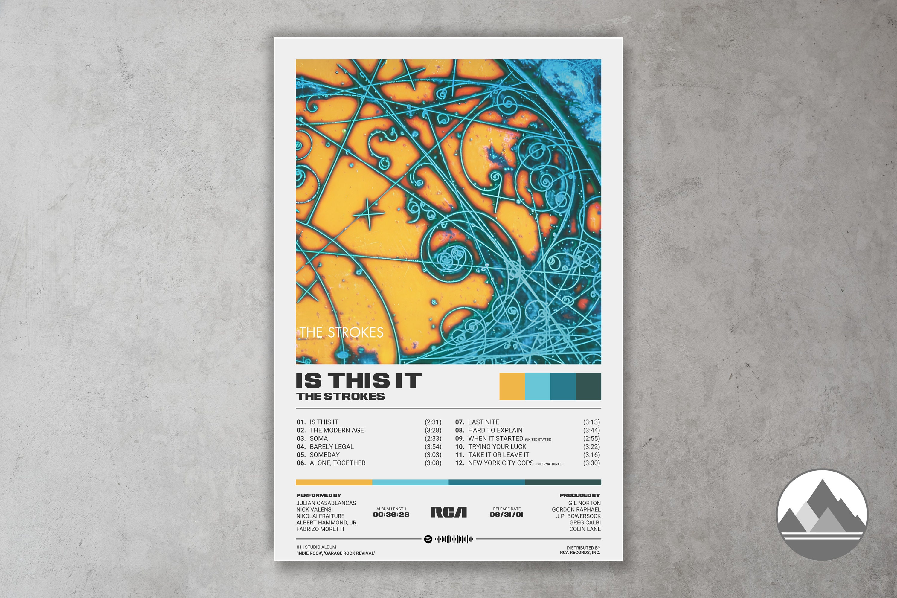 The Strokes is This It Poster - Etsy