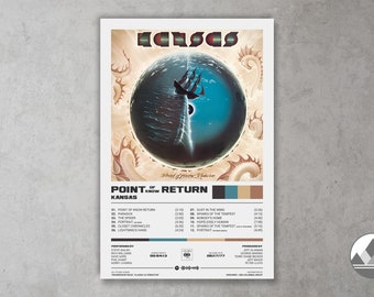 Point Of Know Return Poster | Kansas Poster | Modern Print / Digital Download