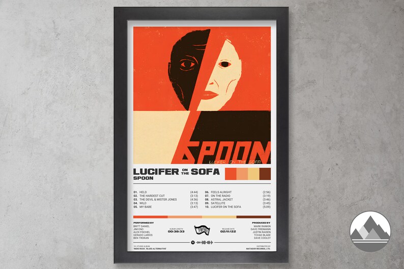 Lucifer on the Sofa Poster Spoon Poster Modern Print / Digital Download image 2