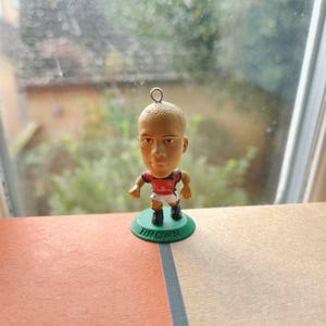 Retro Wes Brown Keyring, Man United 2003 Home Kit