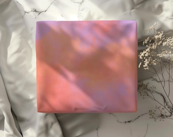 Cotton Candy Sky Purple and Orange Clouds Gift Wrapping Paper Sheets - Birthday Gift Wrap, Bridal Shower, Summer Era, Pop Star Kid
