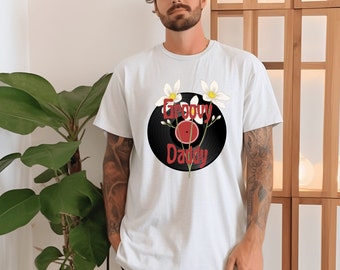 Groovy Dad Short Sleeve Tee, Floral Dad Shirt, Father's Day Gift, Dad T Shirt