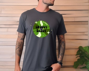 Groovy Daddy Short Sleeve Tee, Dad T shirt, Dad Gift, Father's Day Gift, Groovy Dad