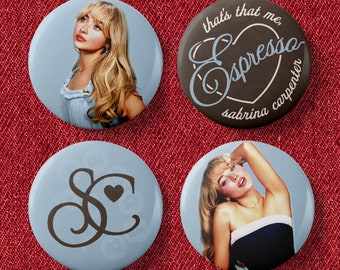 sabrina carpenter espresso badge set emails i can't send thats that me espresso button pin 25mm 1 inch