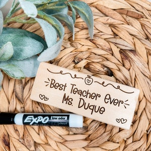 Student to teacher gifts | Teacher appreciation week gifts | Student gifts for teacher | Teacher gift set | Personalized dry eraser