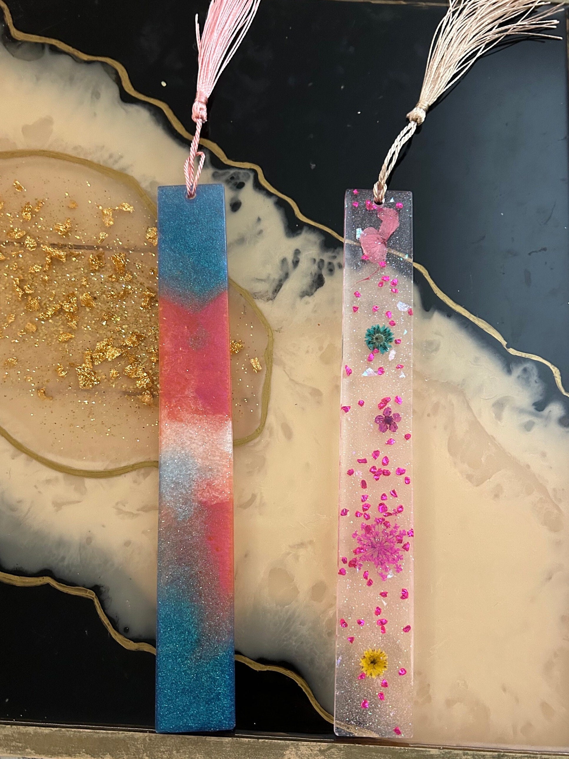 Epoxy Resin Customizable Bookmarks - Etsy